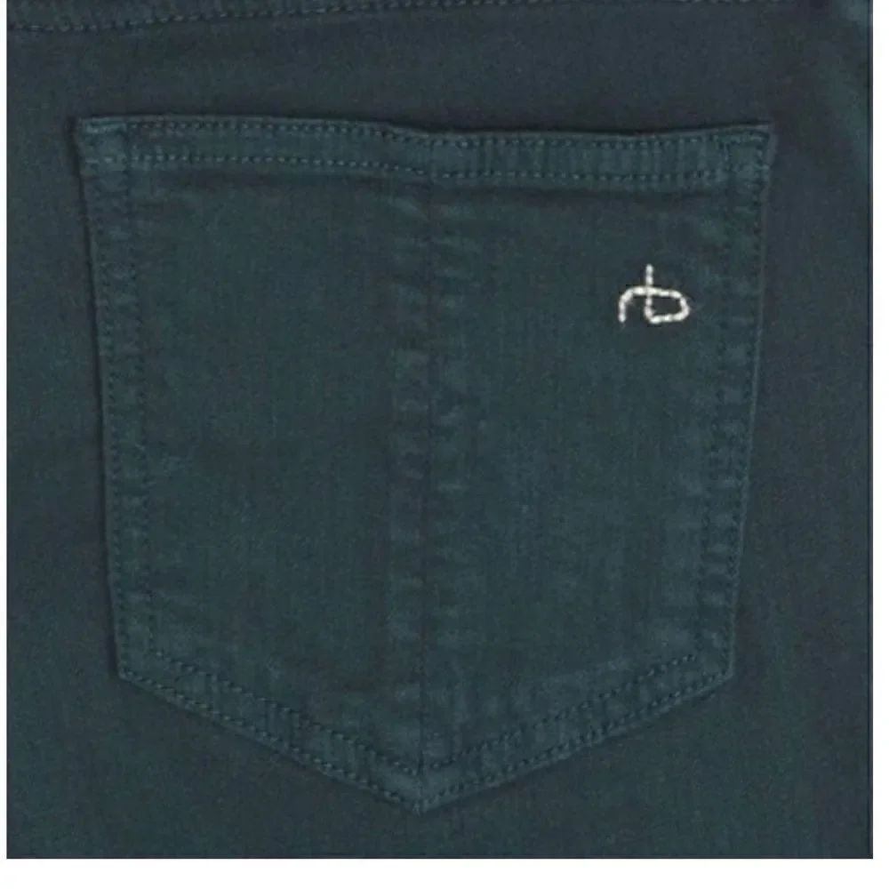 Rag & Bone Skinny Twill Legging Jeans Green Size 28 Intermix - Picture 4 of 12